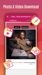 Downloader for Instagram - Photo & Video FastSaver - عکس برنامه موبایلی اندروید