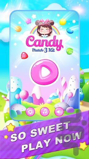 Candy Match 3 - Gameplay image of android game