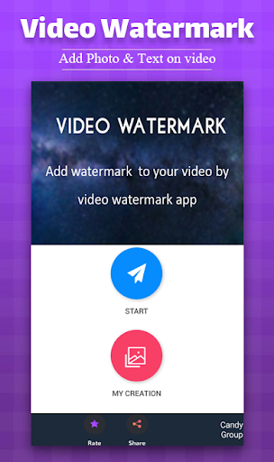 Video Watermark - Add Text, Ph - Image screenshot of android app