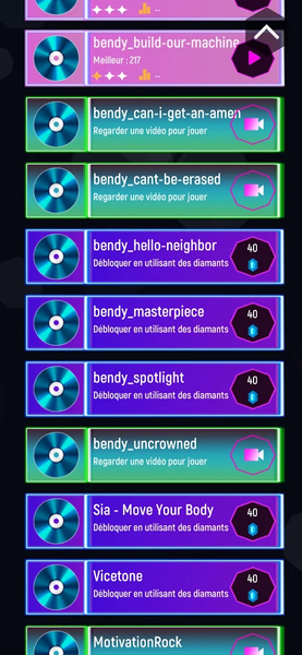 Bendy game tiles hop ball - عکس بازی موبایلی اندروید