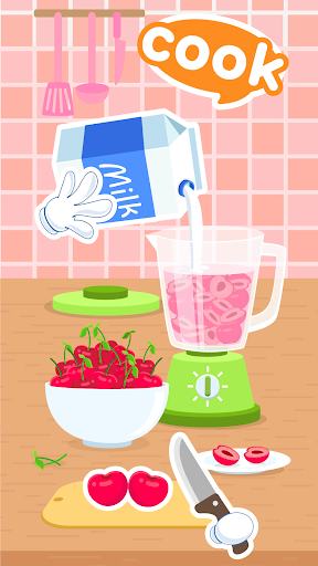 Fruits Cooking - Juice Maker🍨Toddlers Puzzle Game - Gameplay image of android game