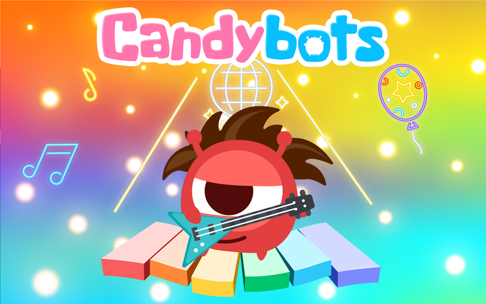 CandyBots Piano Music Songs - Image screenshot of android app