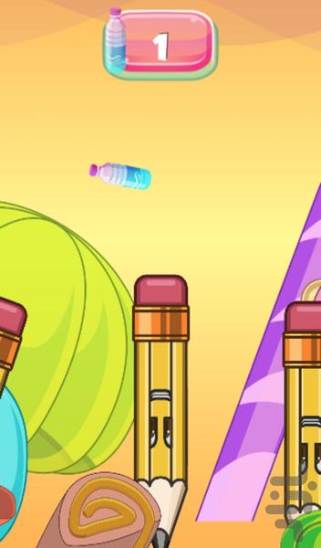 Candy Bottle Flip - Gameplay image of android game