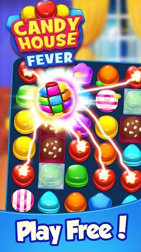 Candy House Fever - 2021 free match game - Gameplay image of android game