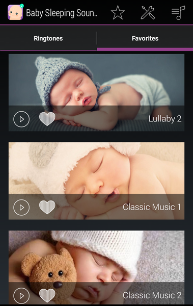Baby Sleeping Sounds - Image screenshot of android app