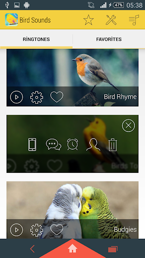 Bird Sounds Ringtones - Image screenshot of android app