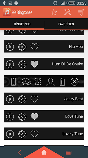 ۹۹ Ringtones - عکس برنامه موبایلی اندروید