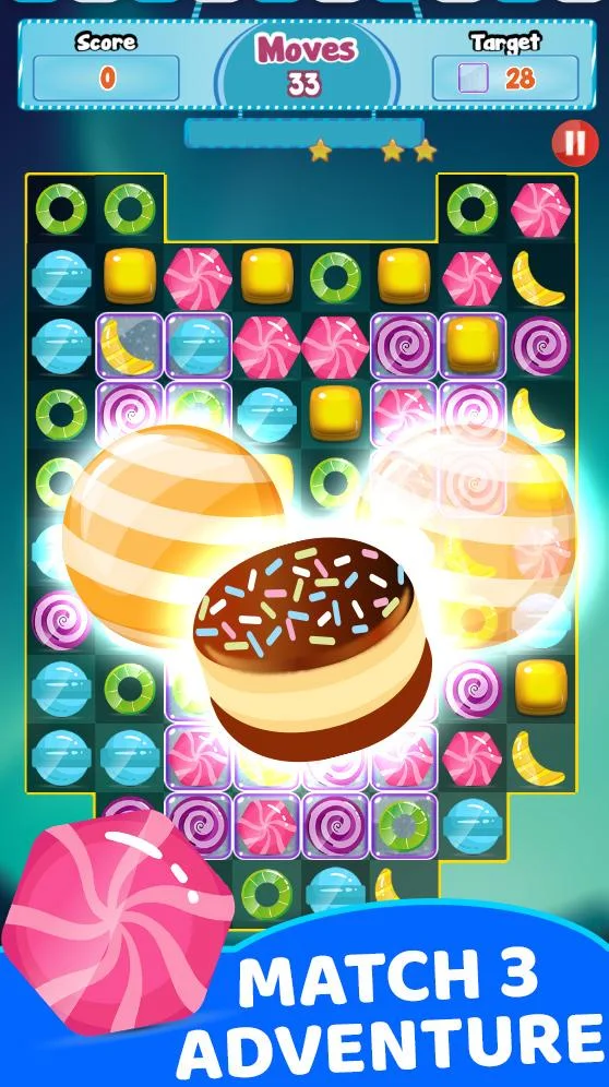 بازی Sweet Candy Bomb Space دانلود بازار