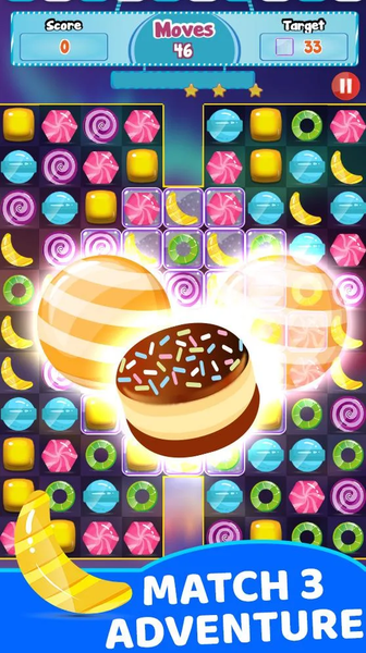 Sweet Candy Bomb Space - Gameplay image of android game