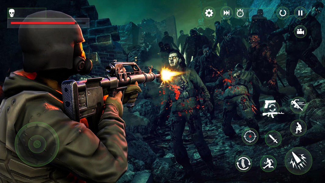 FPS Zombie Shooting Mission ۳D - عکس بازی موبایلی اندروید