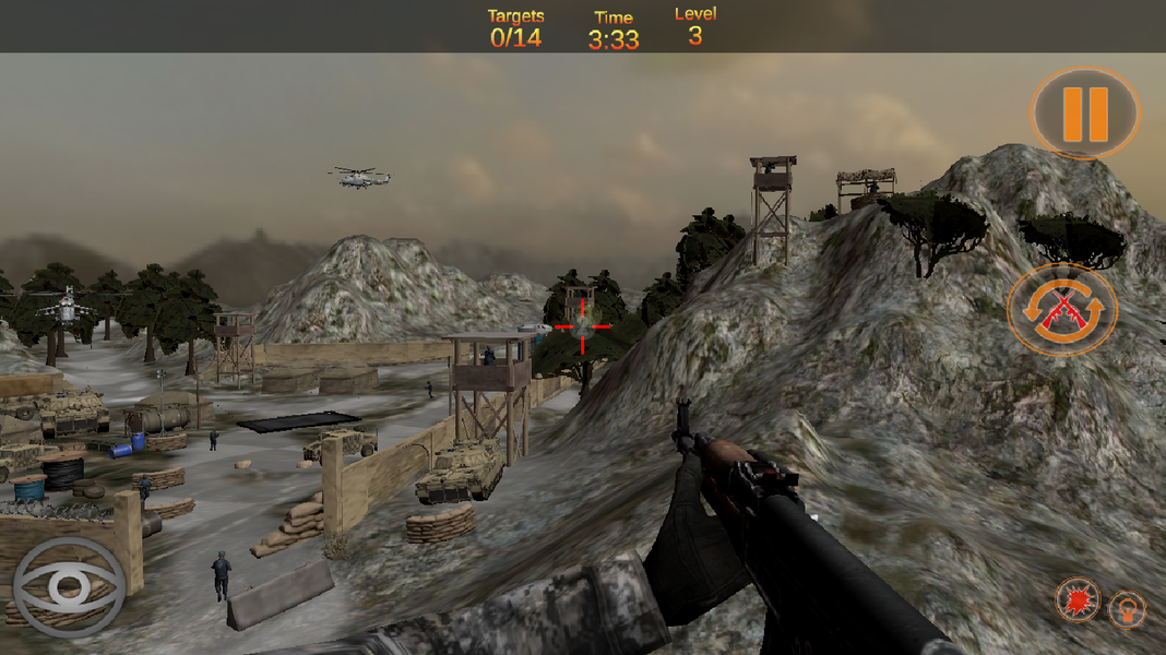 Final Commando Sniper Shooter - Gameplay image of android game