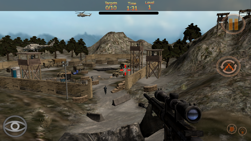 Final Commando Sniper Shooter - Gameplay image of android game
