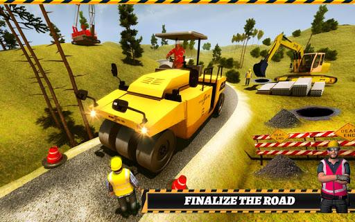 Road Construction 2018: Highway Builder Sim - Gameplay image of android game