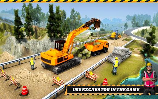 Road Construction 2018: Highway Builder Sim - Gameplay image of android game