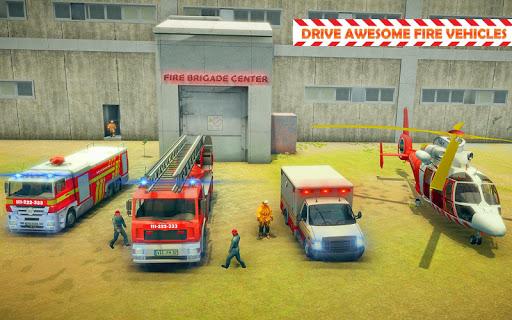 Firefighter Truck Simulator ۳D: Rescue Emergency - عکس بازی موبایلی اندروید
