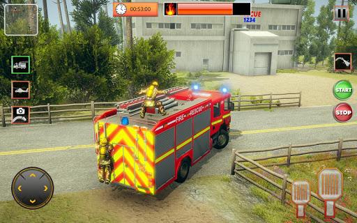 Firefighter Truck Simulator ۳D: Rescue Emergency - عکس بازی موبایلی اندروید