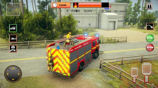 Firefighter Truck Simulator ۳D: Rescue Emergency - عکس بازی موبایلی اندروید