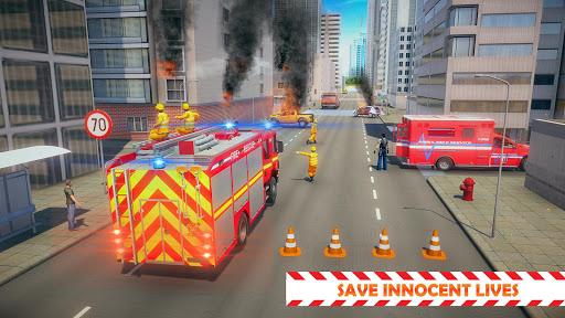 Firefighter Truck Simulator ۳D: Rescue Emergency - عکس بازی موبایلی اندروید
