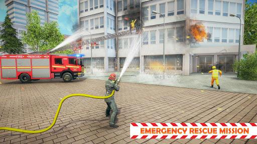 Firefighter Truck Simulator ۳D: Rescue Emergency - عکس بازی موبایلی اندروید