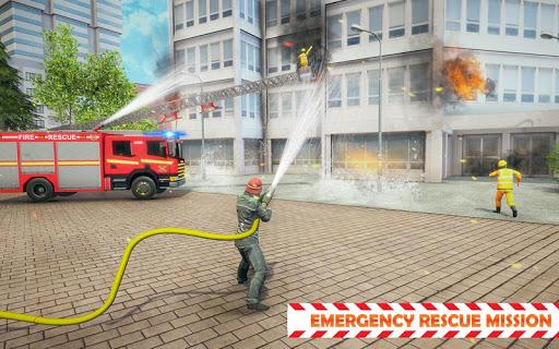 Firefighter Truck Simulator ۳D: Rescue Emergency - عکس بازی موبایلی اندروید