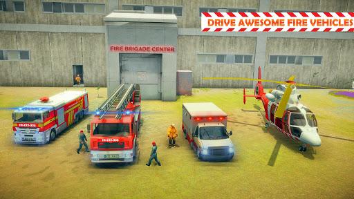 Firefighter Truck Simulator ۳D: Rescue Emergency - عکس بازی موبایلی اندروید