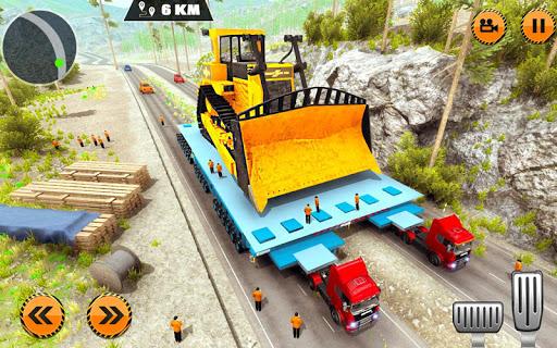 Heavy Cargo Trailer Truck Simulator 2019: Oversize - Gameplay image of android game