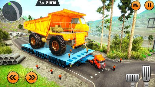 Heavy Cargo Trailer Truck Simulator 2019: Oversize - Gameplay image of android game