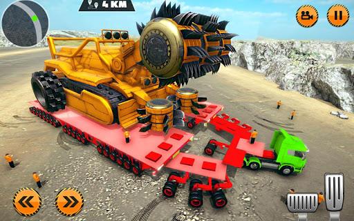 Heavy Cargo Trailer Truck Simulator 2019: Oversize - Gameplay image of android game