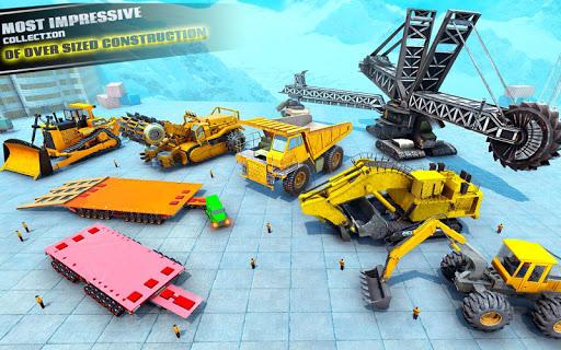 Heavy Cargo Trailer Truck Simulator 2019: Oversize - Gameplay image of android game