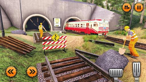 Indian Train Track Construction: Train Games 2019 - Gameplay image of android game
