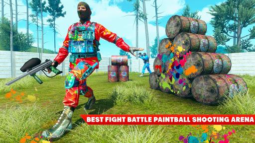 Paintball Arena Royale Shooting Battle: Color War - Gameplay image of android game