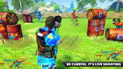 Paintball Arena Royale Shooting Battle: Color War - Gameplay image of android game