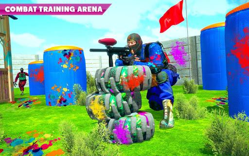 Paintball Arena Royale Shooting Battle: Color War - Gameplay image of android game