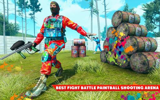 Paintball Arena Royale Shooting Battle: Color War - Gameplay image of android game
