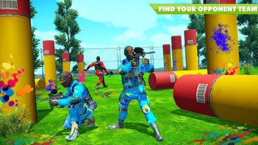 Paintball Arena Royale Shooting Battle: Color War - Gameplay image of android game