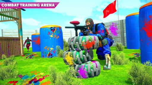 Paintball Arena Royale Shooting Battle: Color War - Gameplay image of android game