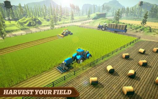 Real Tractor Farming Simulator 2019 - Gameplay image of android game