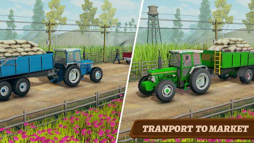Real Tractor Farming Simulator 2019 - Gameplay image of android game