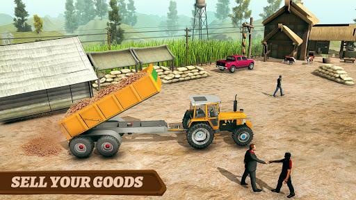 Real Tractor Farming Simulator 2019 - Gameplay image of android game