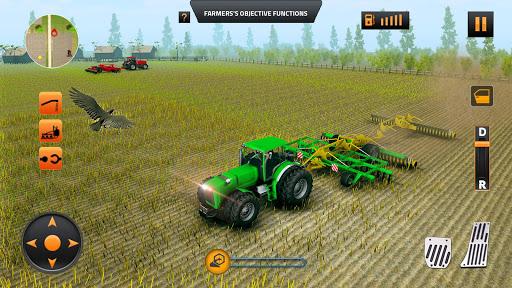 Real Tractor Farming Simulator 2019 - Gameplay image of android game