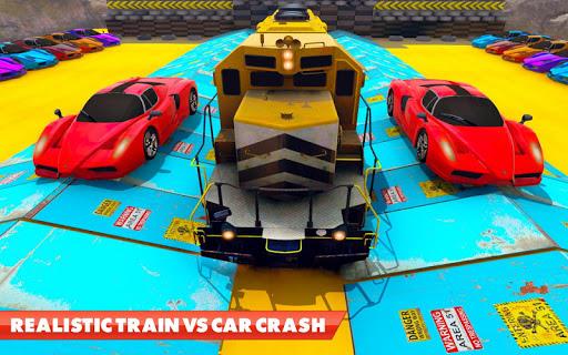 Train Vs Car Crash: Racing Games 2019 - Gameplay image of android game