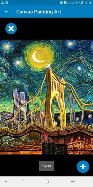 Canvas Painting Art Ideas - عکس برنامه موبایلی اندروید