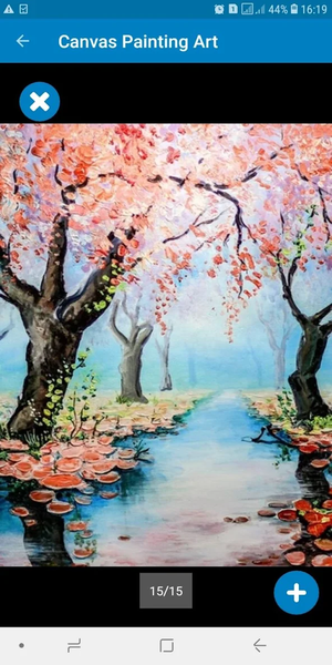 Canvas Painting Art Ideas - عکس برنامه موبایلی اندروید