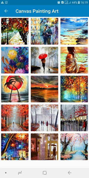 Canvas Painting Art Ideas - عکس برنامه موبایلی اندروید