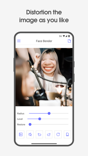 Face Bender - Deform Photos - Image screenshot of android app