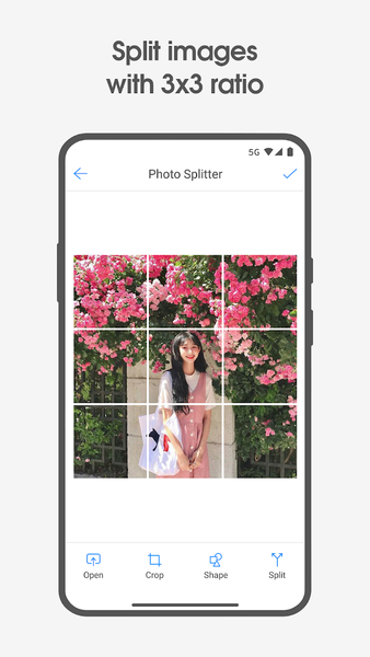 Photo Splitter - Grid Maker - Image screenshot of android app