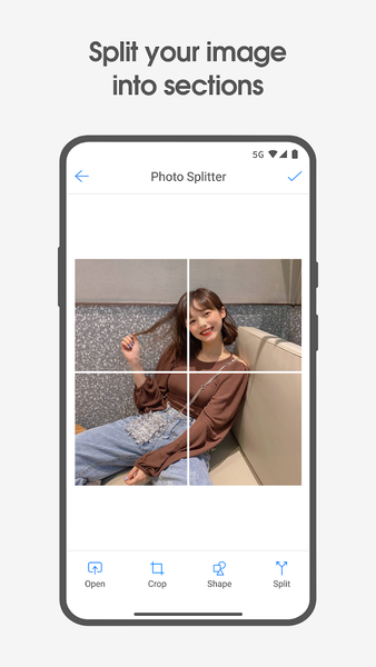 Photo Splitter - Grid Maker - Image screenshot of android app