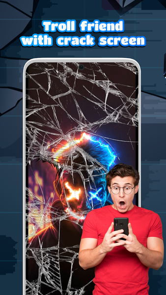 Broken Screen: Funny Pranks - عکس برنامه موبایلی اندروید