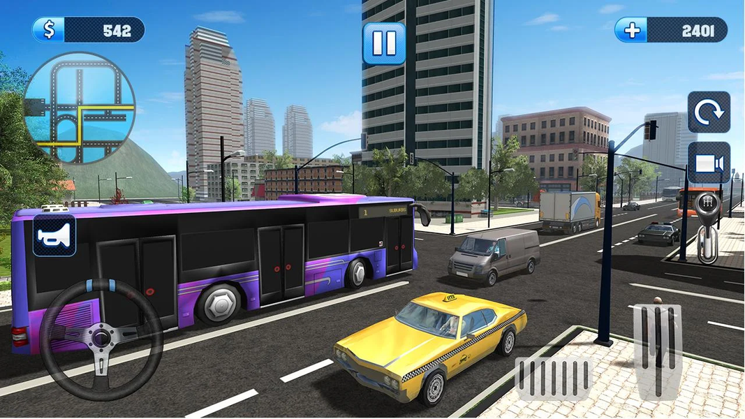 Bus Simulator 3d: Bus Games - عکس بازی موبایلی اندروید