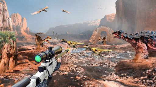 Dinosaur Hunter Survival Game - Gameplay image of android game